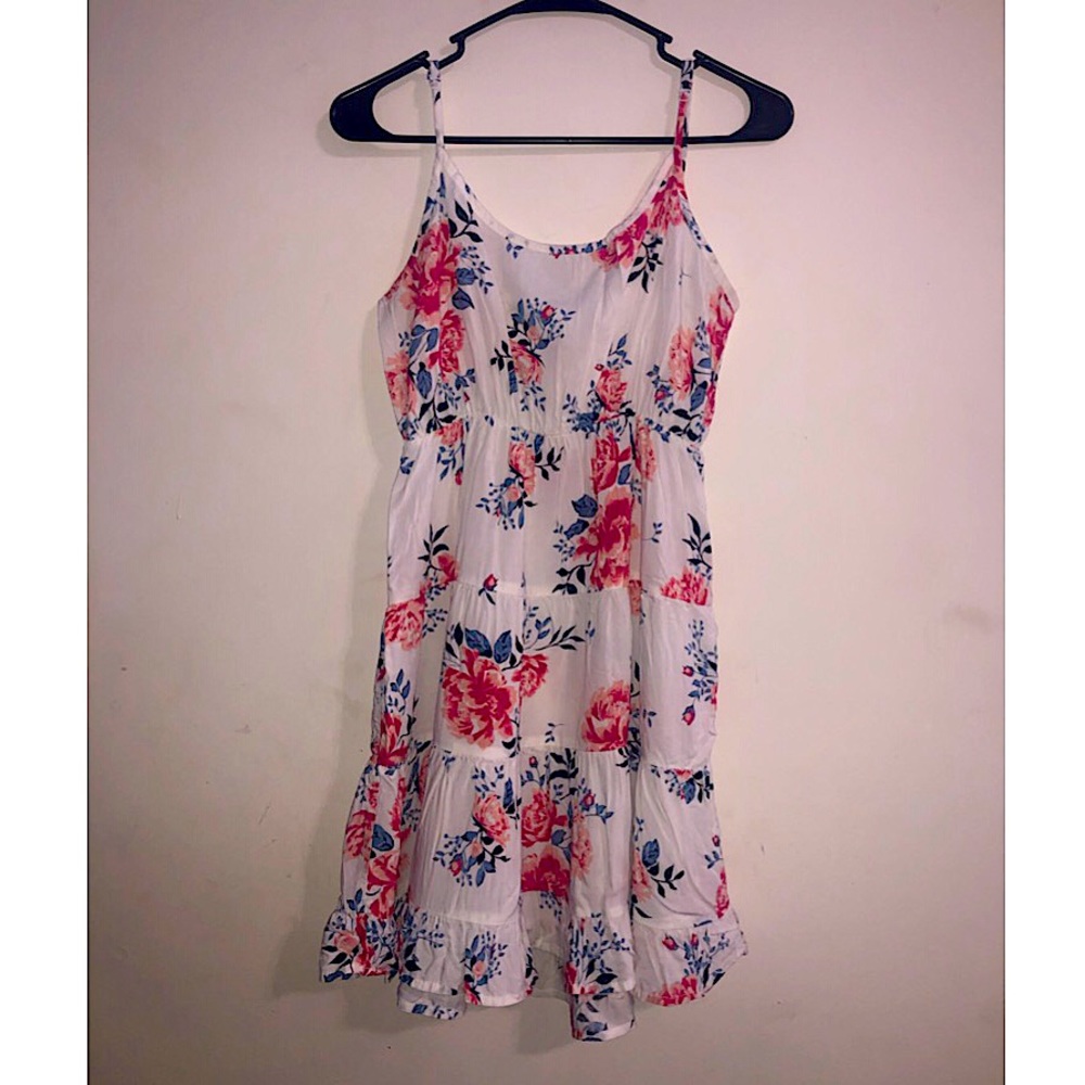 White floral sundress